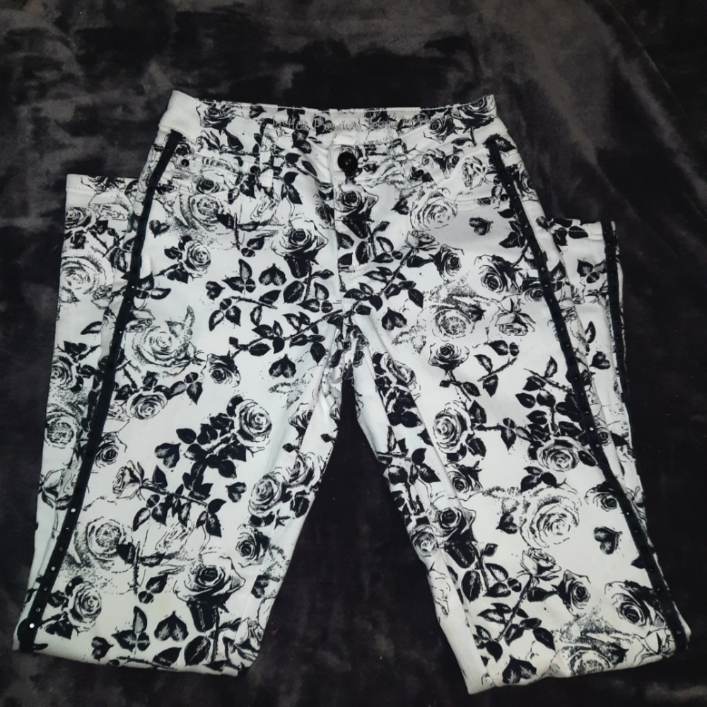Justice rose jeans